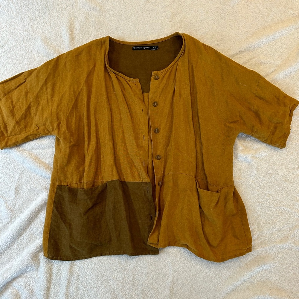 Gudrun Sjödén Women's Artistic Organic Cotton Top – Size M